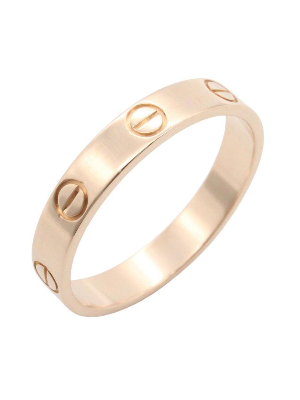Cartier Mini Love Ring 18Kpg Pink Rose #334793C13B
